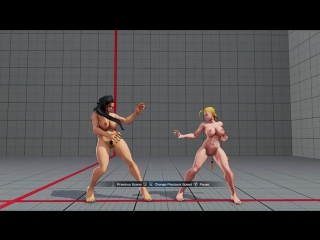 street fighter v — laura cammy (bb muscle) nude mod