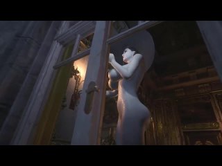 resident evil 8: village — lady dimitrescu — nude mod [all cutscenes]