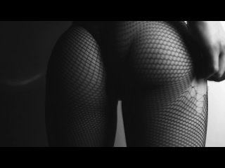sexy porn model tears pantyhose on an appetizing ass (erotica, sex, beautiful girl, masturbation, striptease)